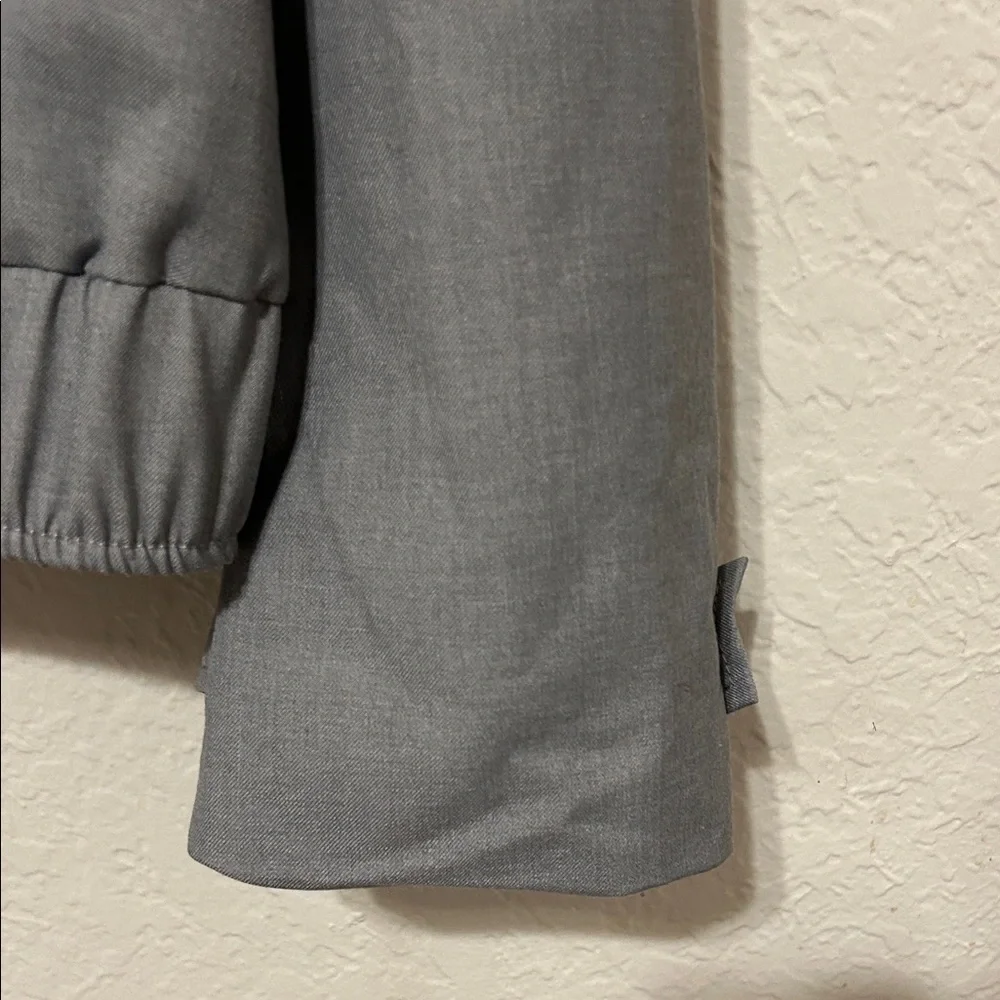 👒FREE PEOPLE  Agnes blazer bomber jacket in heather gray NWOT size L